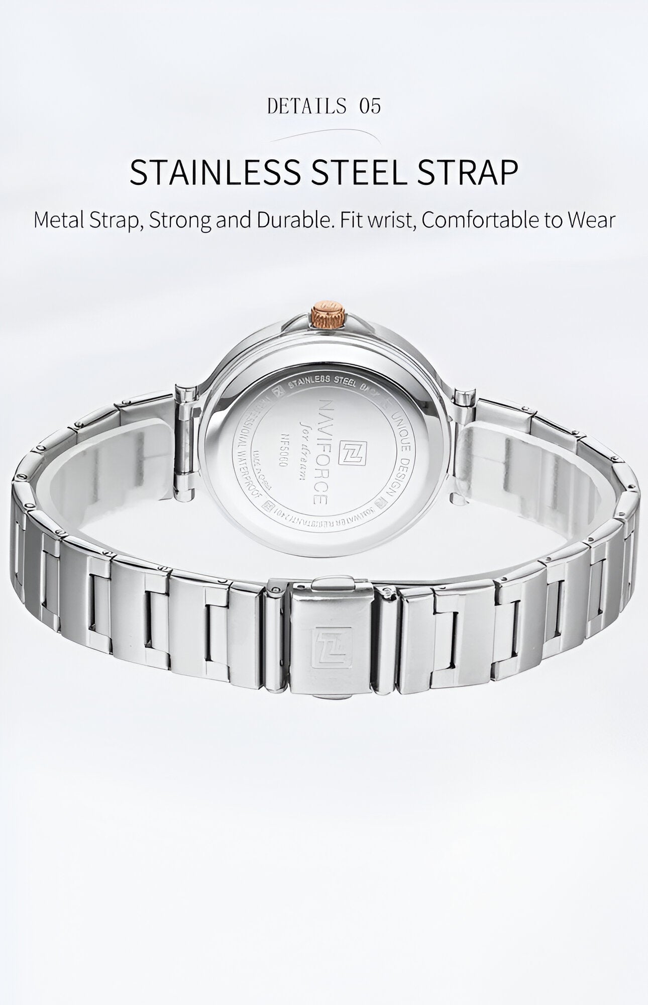 Reloj Naviforce Casual Nf5060 Mujer Flor